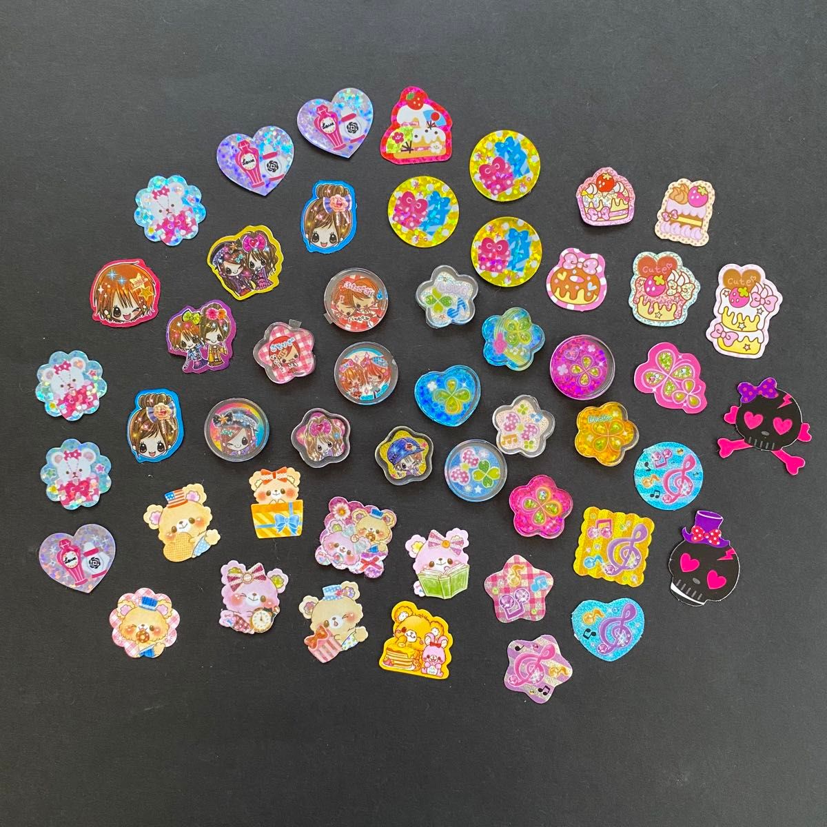 平成レトロ おはじきシール フレークシール 50枚セット｜Yahoo!フリマ