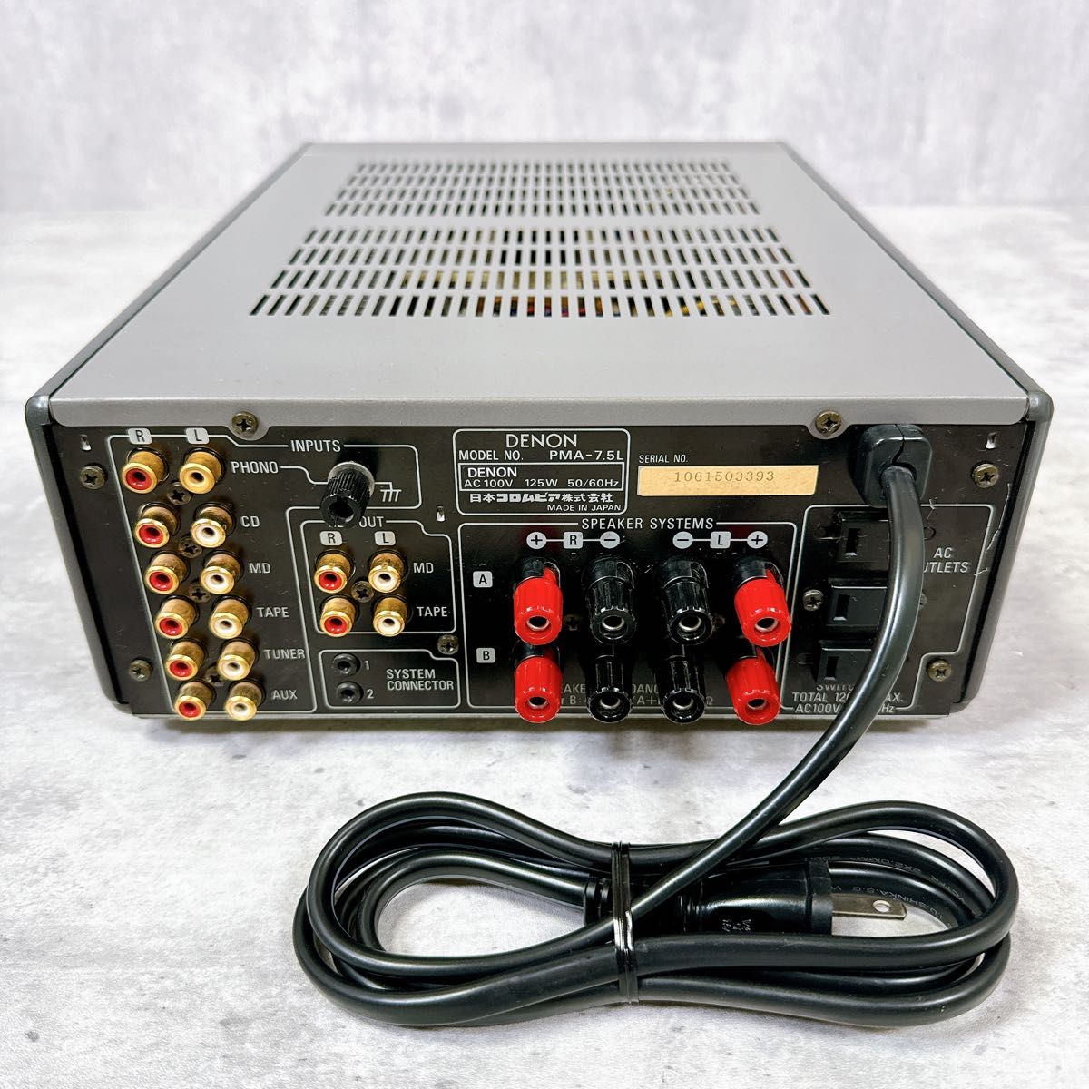 M148 DENON デノン PMA-7 5L プリメインアンプ 希少 リモコン DENON