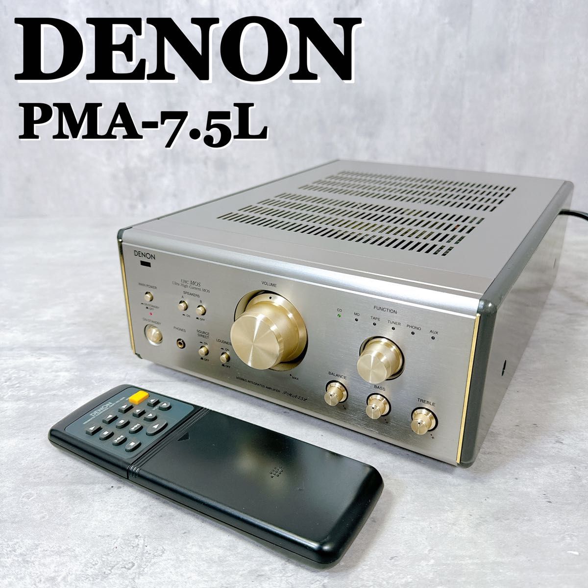 M148 DENON デノン PMA-7 5L プリメインアンプ 希少 リモコン DENON