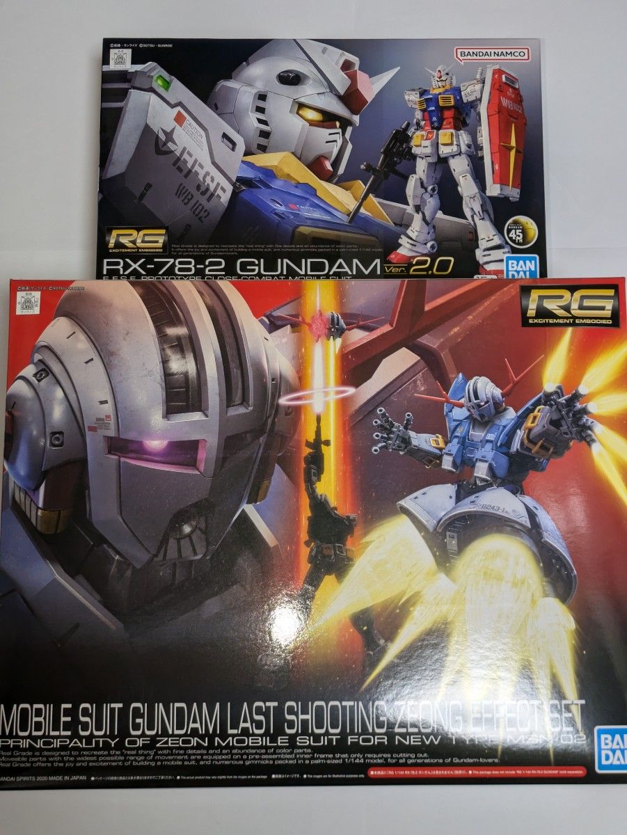 未組立 RG RX-78-2 ガンダム Ver 2 0 RG 機動戦士ガンダム ラスト