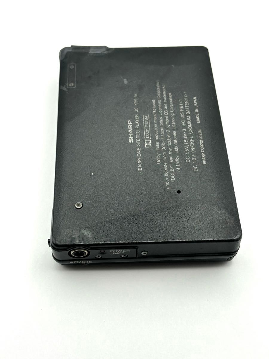 SHARP ポータブルカセットプレーヤー JC-K99 ジャンク品｜Yahoo!フリマ