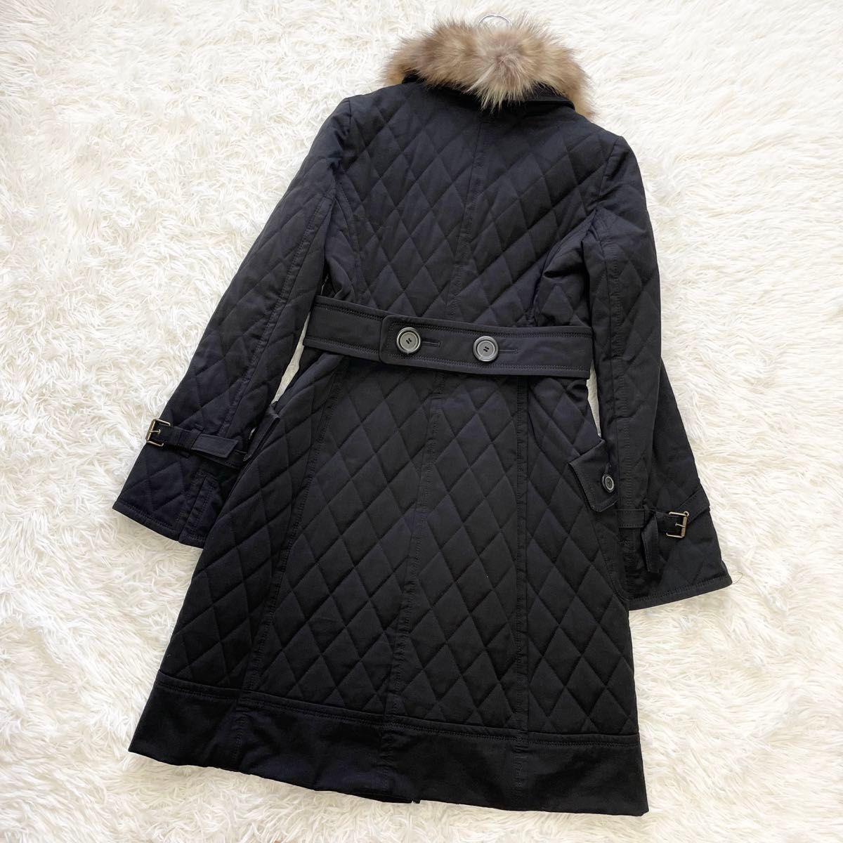 BURBERRY BLUE LABEL バーバリーブルーレーベル キルティングロング