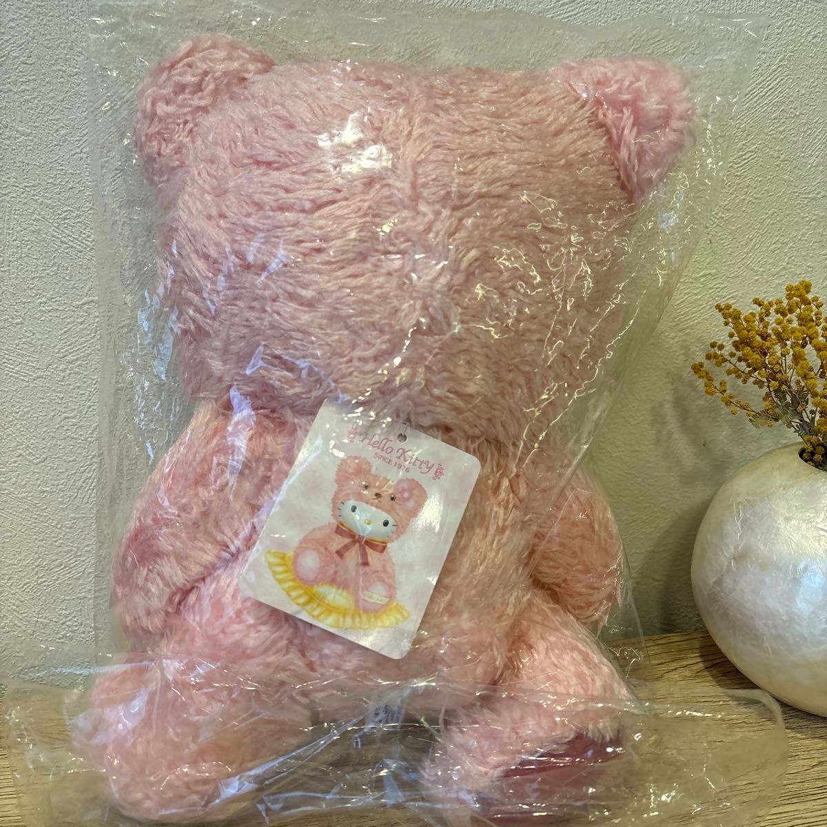 レア ハローキティ 変身テディベア ぬいぐるみ ピンク M サンリオ