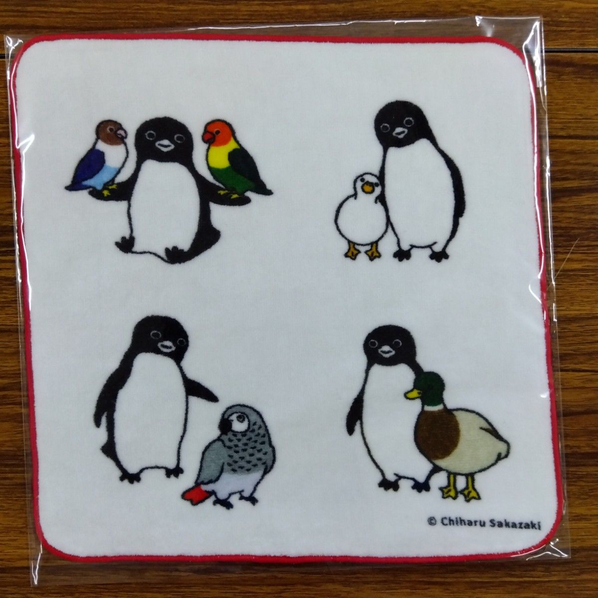 新品未開封品｣さかざきちはる ペンギン喫茶 ミニタオル Suicaの