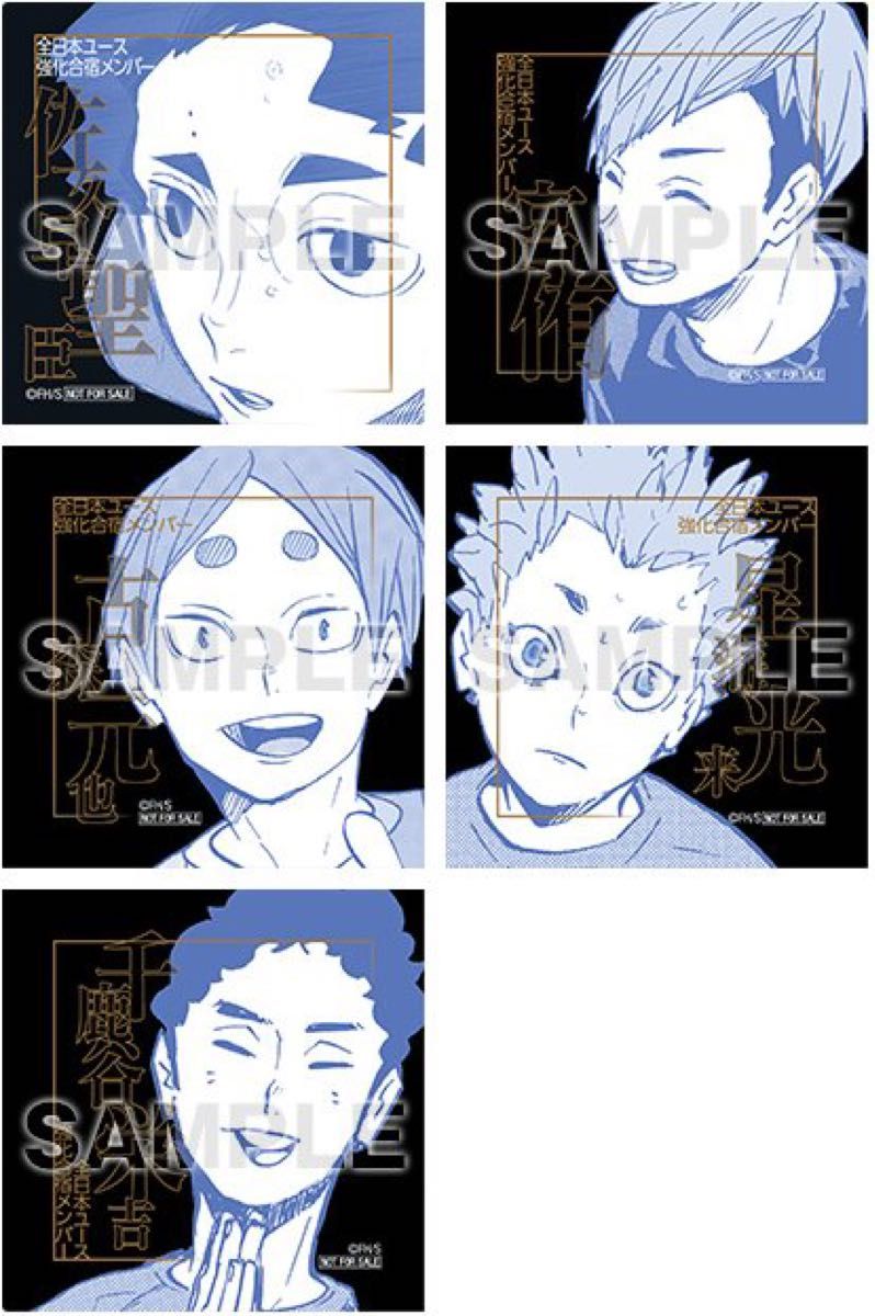 ハイキュー ジャンプキャラクターズストア 連載5周年 購入特典