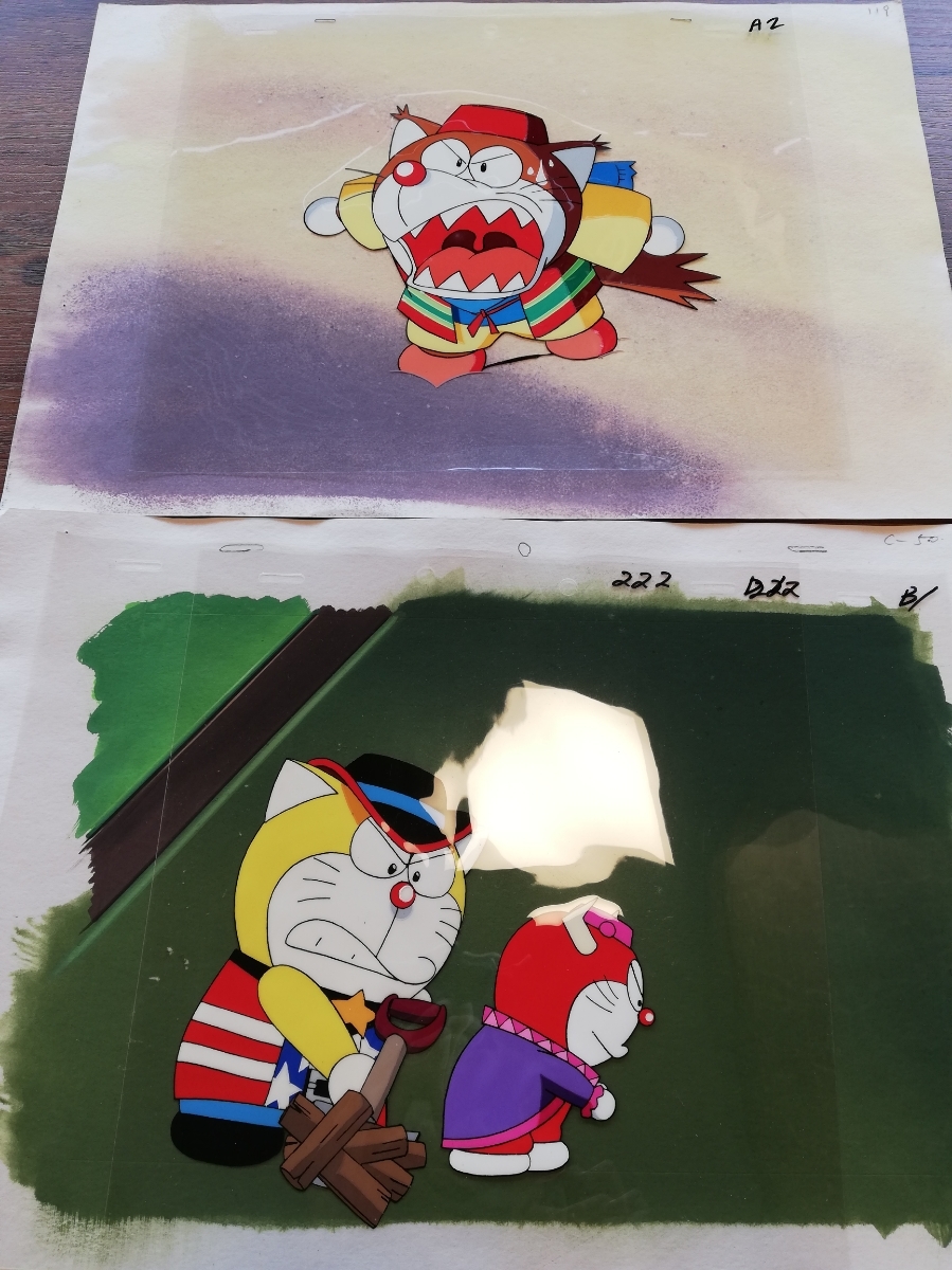 Yahoo!オークション - ドラえもん セル画 2枚セット 背景付き その16