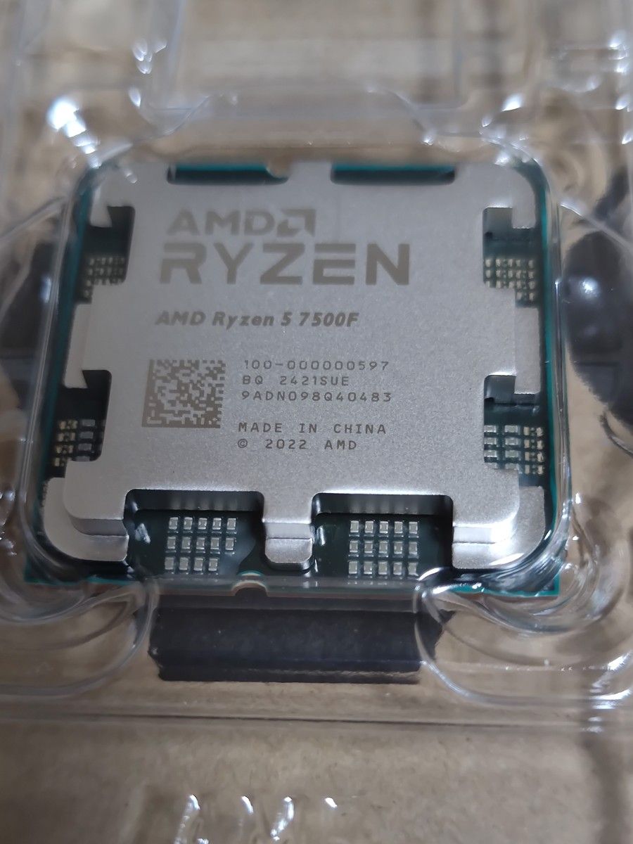 AMD Ryzen 5 7500F 未使用バルク品｜Yahoo!フリマ（旧PayPayフリマ）