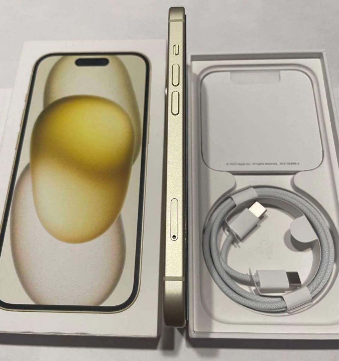 iPhone 15 256GB イエロー 黄 バッテリー100%｜Yahoo!フリマ（旧PayPay