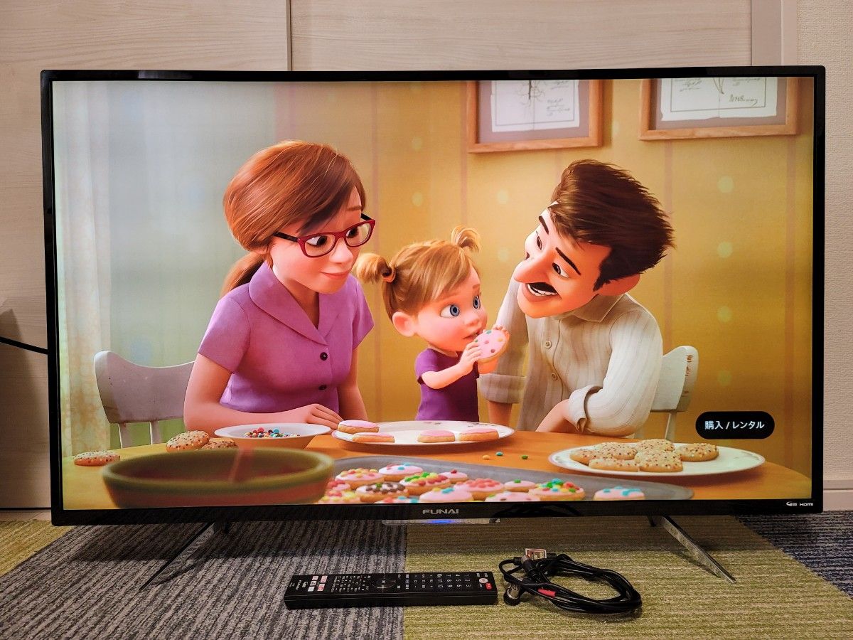 優希様専用 値下げ フナイ 43V型 4K液晶テレビ ハードディスク内蔵 FL