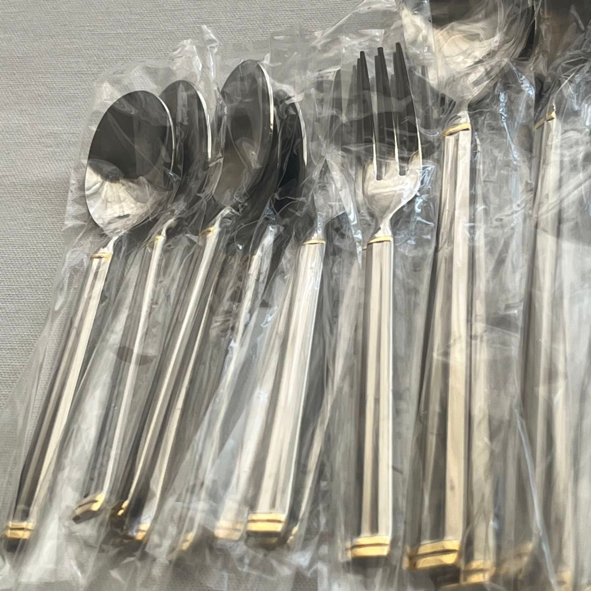 マーシャン スカンジナビア 金彩 ディナーカトラリーセット ナイフ