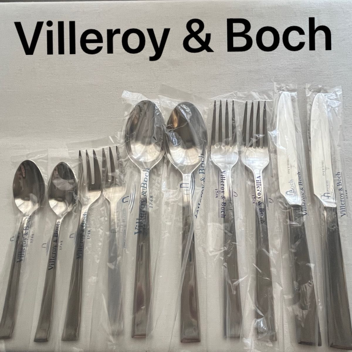 Villeroy & Boch ビレロイボッホ 18-10ステンレス カトラリーセット 10