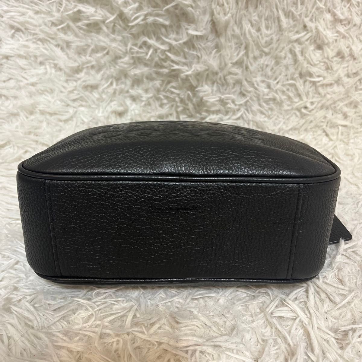 美品 COACH コーチ カメラバッグ ショルダーバッグ ダブルファスナー