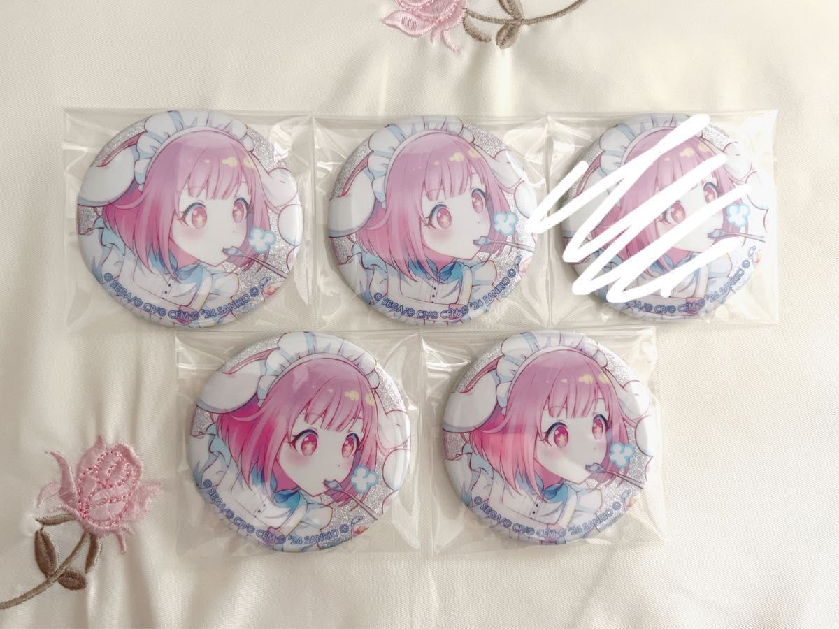 プロセカ サンリオ 鳳えむ グリッター缶バッジ｜Yahoo!フリマ（旧