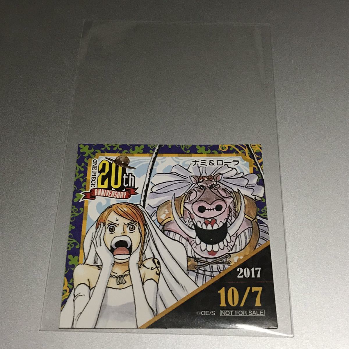 ワンピース 20th アニバーサリー 麦わらストア ステッカー ナミ ローラ