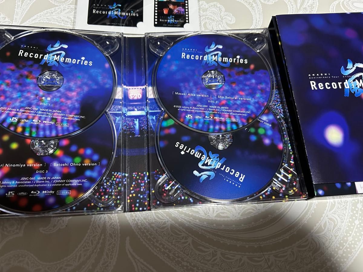嵐 record of memories ファンクラブ限定 Blu-rayとしおり他｜Yahoo