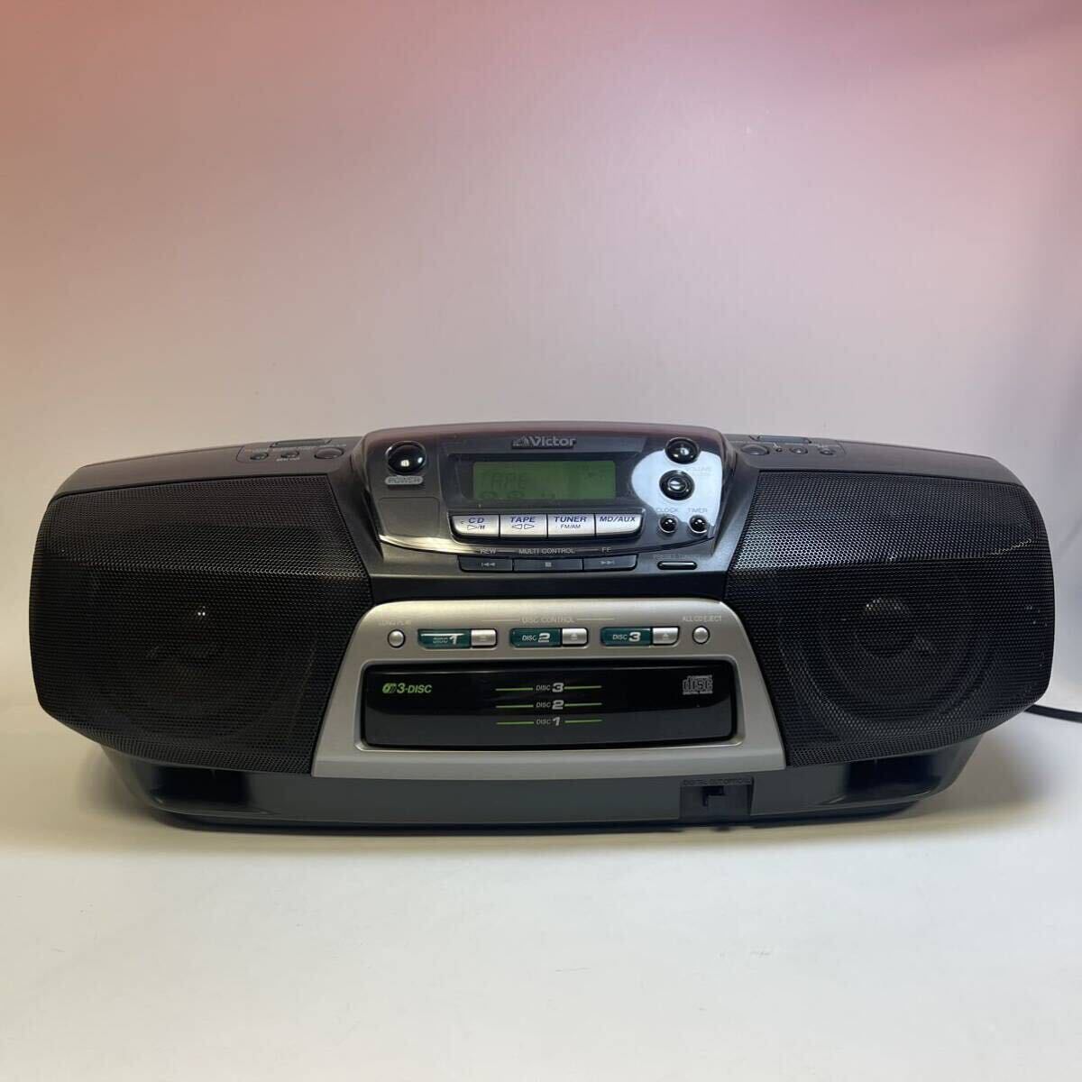 Yahoo!オークション - ビクター Victor CDラジカセ RC-QC3 CD高音質3連