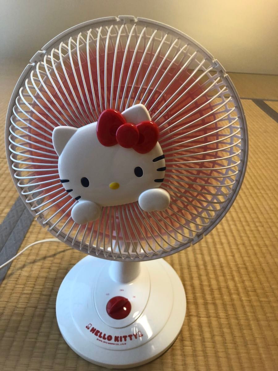 キティちゃん扇風機 2003年式、レア！ キティちゃん扇風機 2003年式