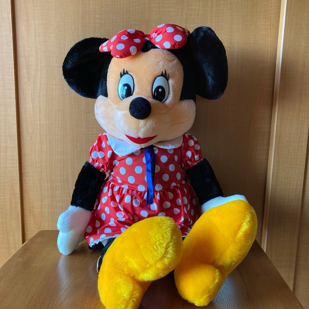昭和レトロ】ミニー マウス 特大サイズ ミニーちゃん ぬいぐるみ