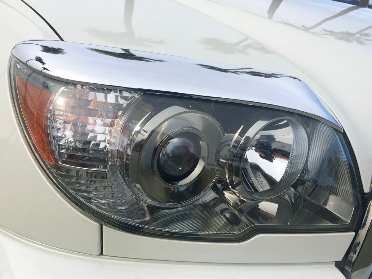 ハイラックスサーフ215（後期型）ヘッドライトクロムガーニッシュ