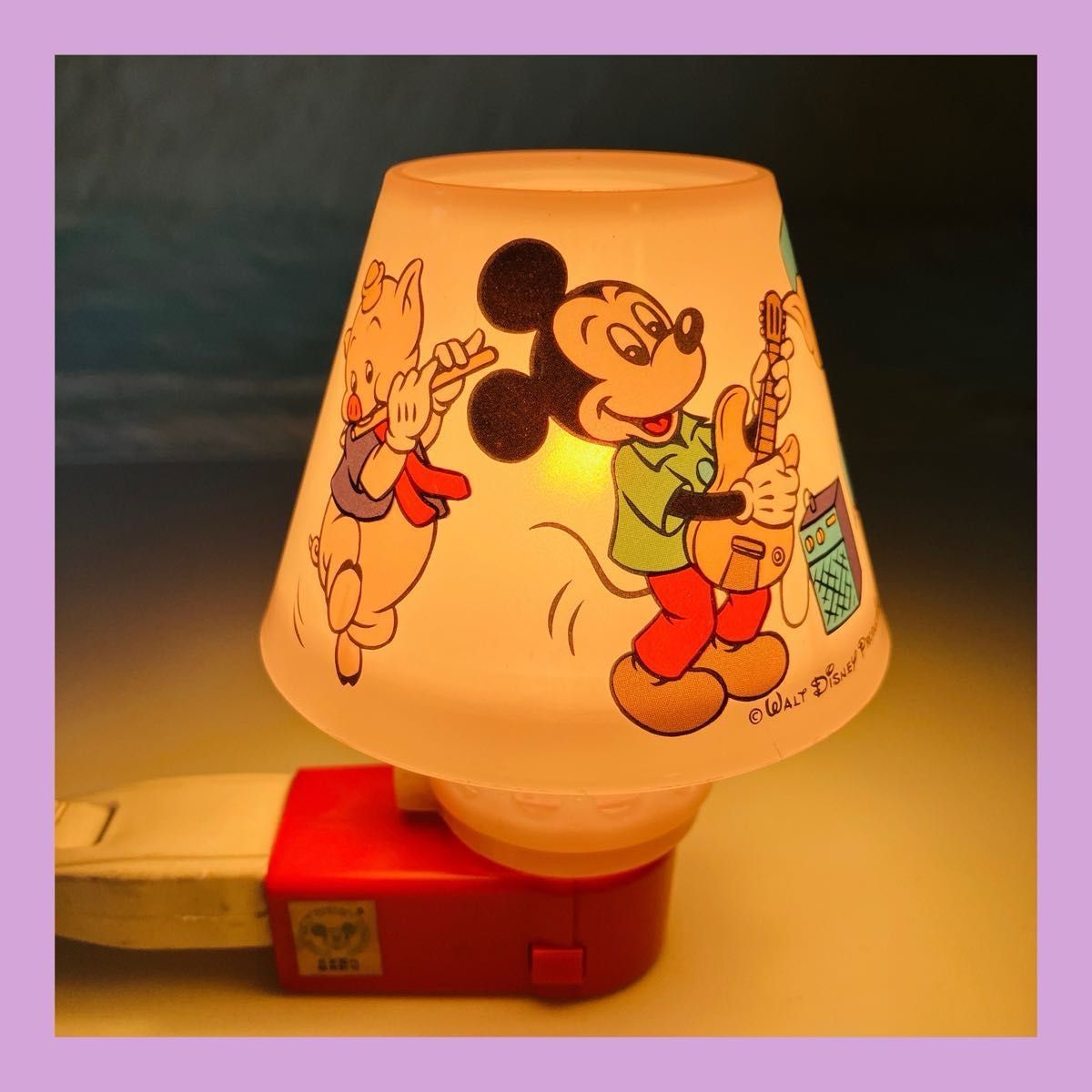 昭和レトロ ディズニー ニチテン ミニランプ 激レア アンティーク