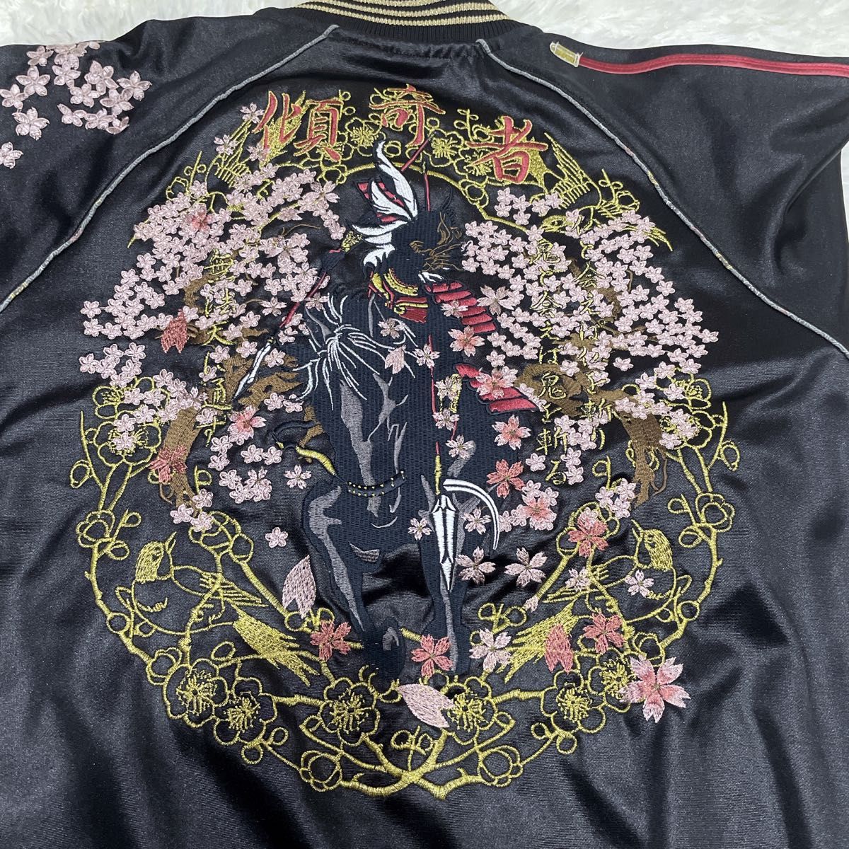 レア 花の慶次 刺繍 スカジャン 戦武×雅結 傾奇者 スカル M｜Yahoo