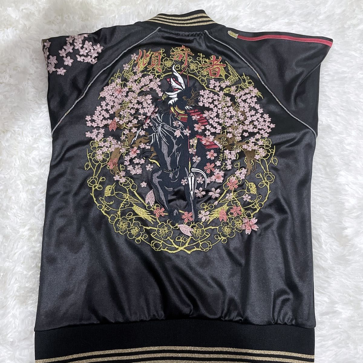 レア 花の慶次 刺繍 スカジャン 戦武×雅結 傾奇者 スカル M｜Yahoo
