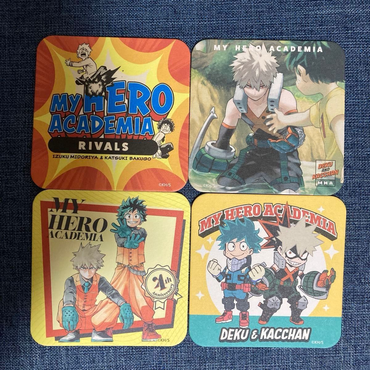 僕のヒーローアカデミア 爆豪勝己 緑谷出久 アートコースター ヒロアカ