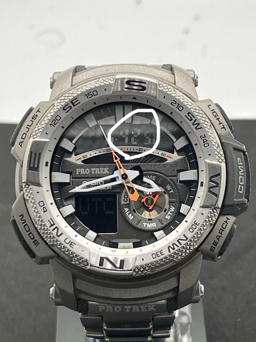 CASIO PROTREK PRG-280D 稼働美品ステンバンド 希少モデル プロ