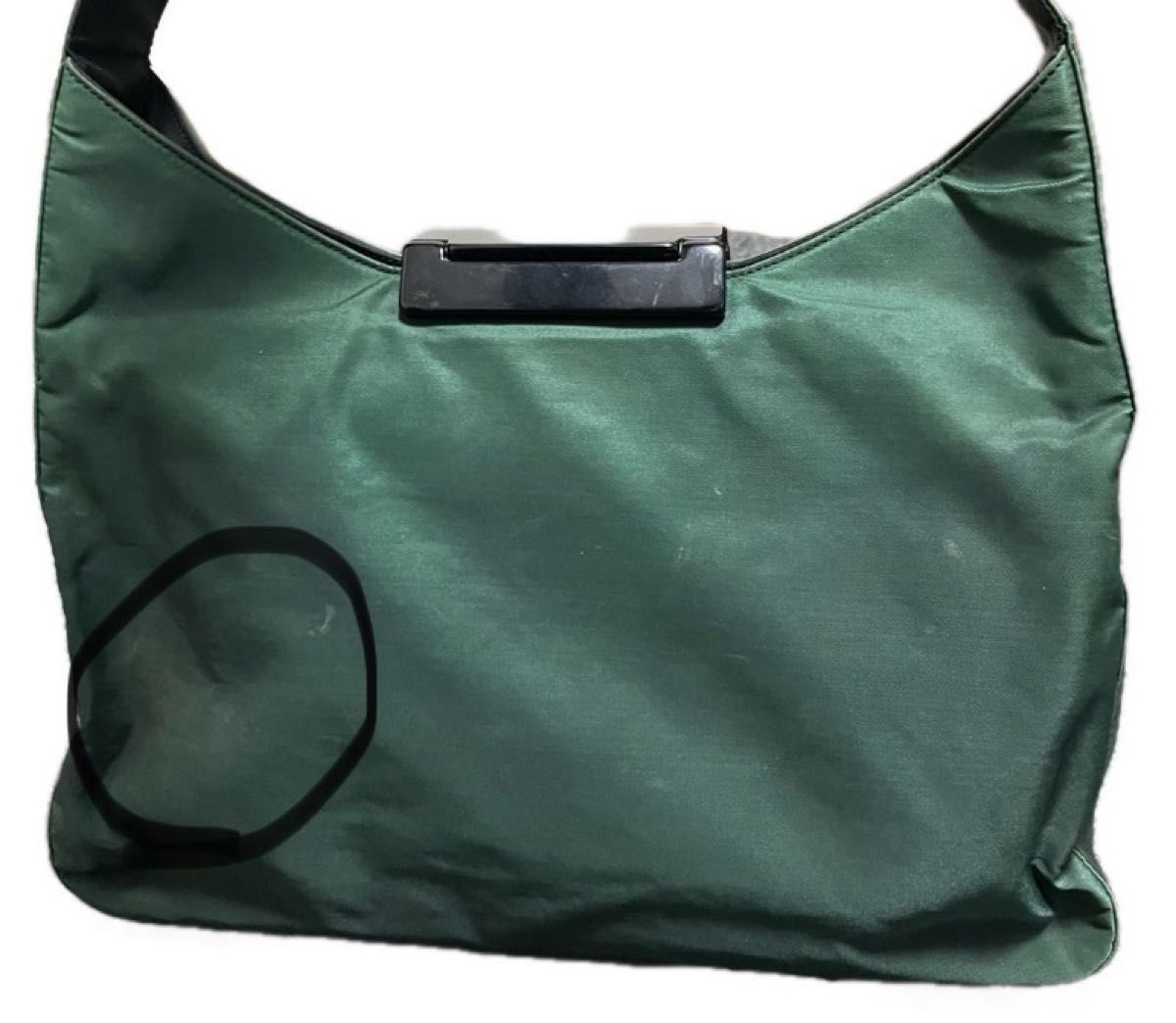 PRADA archive 90s ナイロングリーンショルダーバッグ｜Yahoo!フリマ