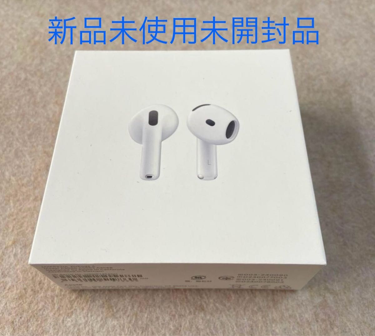 新品未使用未開封品 Apple AirPods4 第4世代｜Yahoo!フリマ（旧PayPay