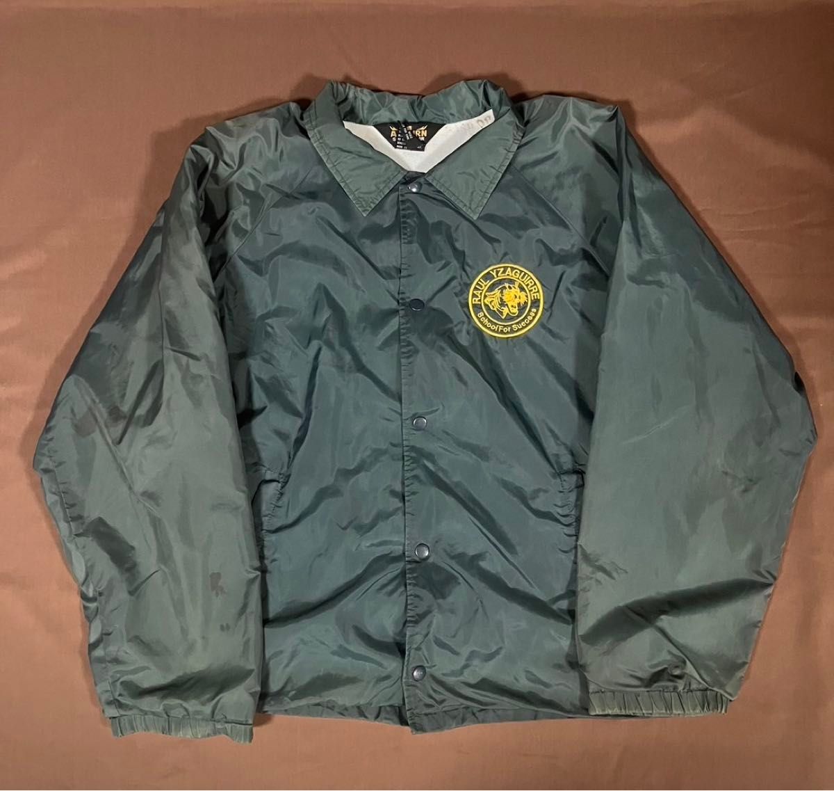 90s AUBURN SPORTSWEARコーチジャケット フェード ナイロンジャケット