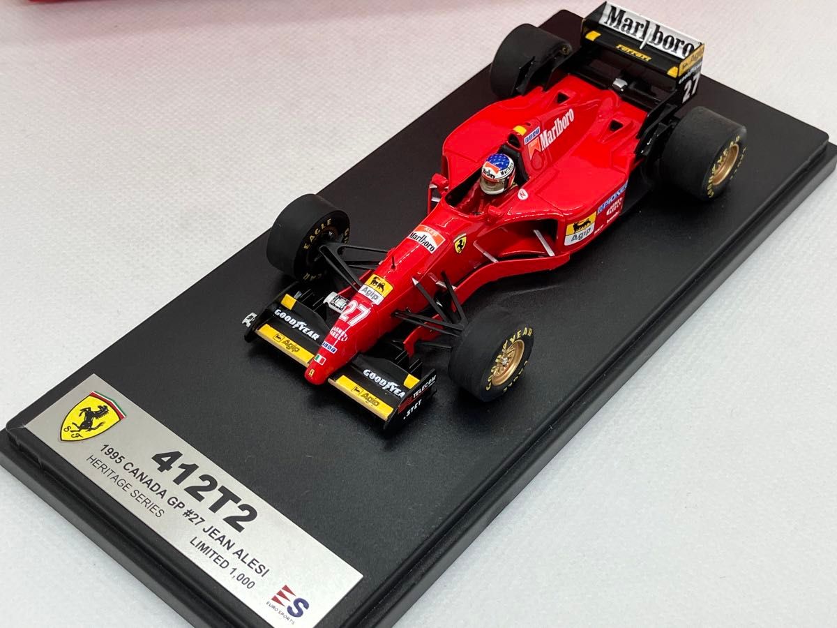 1/43 フェラーリ 412T2 #27 J アレジ 1995 カナダGP F1初優勝 ルック
