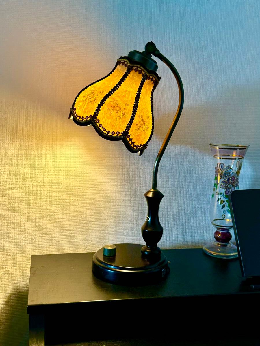 新日本照明 Dimmer 卓上ランプ スタンドライト アンティーク 昭和