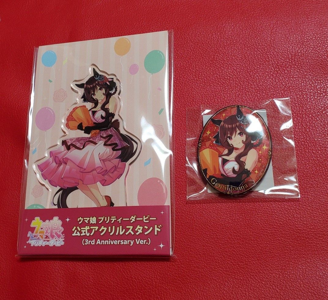 ウマ娘 3rd anniversary ジェンティルドンナ アクリルスタンド 缶