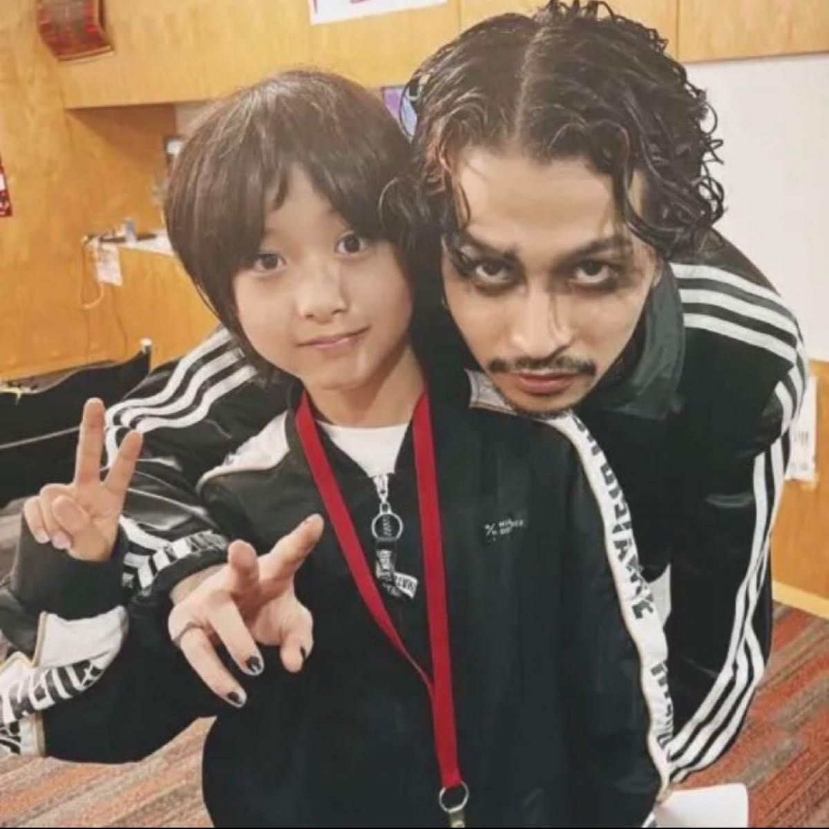 希少】常田大希着用 adidas サテン コーチジャケット トラック