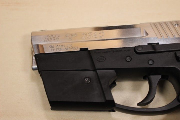 KSC SIG PRO SP2340 シルバー CNC スライド HW フレーム ダミー LED