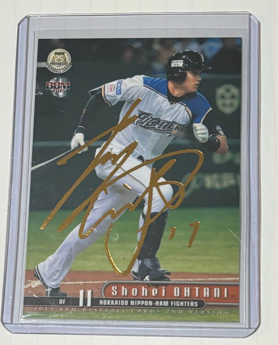 BBM 2015 BBM GENESIS 大谷翔平選手 300枚限定ジャージカード 021／300