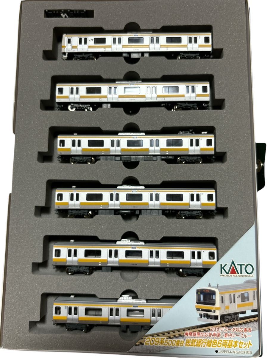 KATO 209系500番台 総武線 6両基本セット Nゲージ 鉄道模型 緩行線 JR