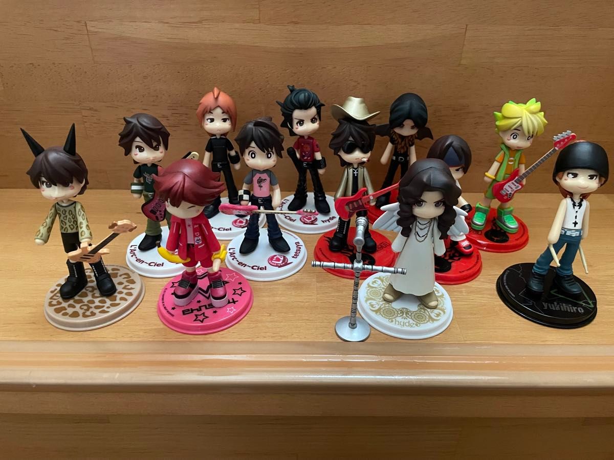 L'Arc〜en〜Ciel Pinky st 3種類12体 箱無し 欠品パーツ有 ラルク