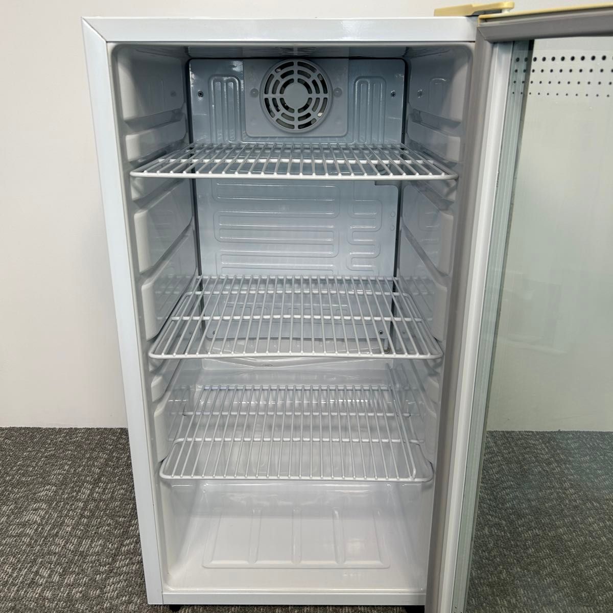 157業務用 冷蔵ショーケース オフィスコンビニ XW-105 左右開き 小型