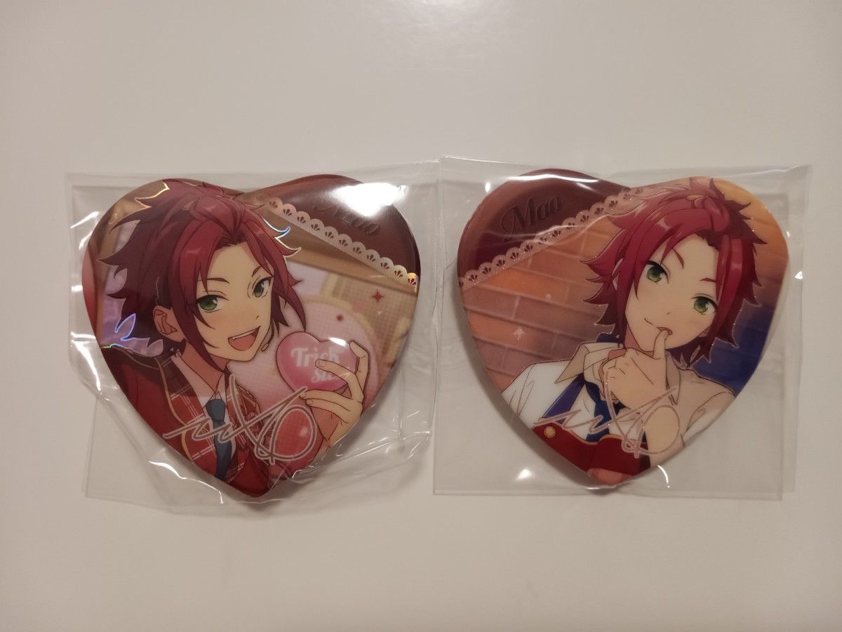 あんスタ 衣更真緒 甜心 ハート 缶バッジ バレンタイン 中国 VD