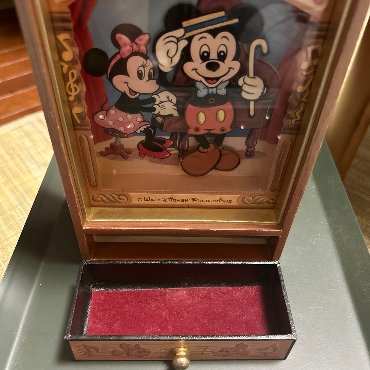 オルゴール・ディズニー・ミッキー ミッキーマウスマーチ 昭和レトロ