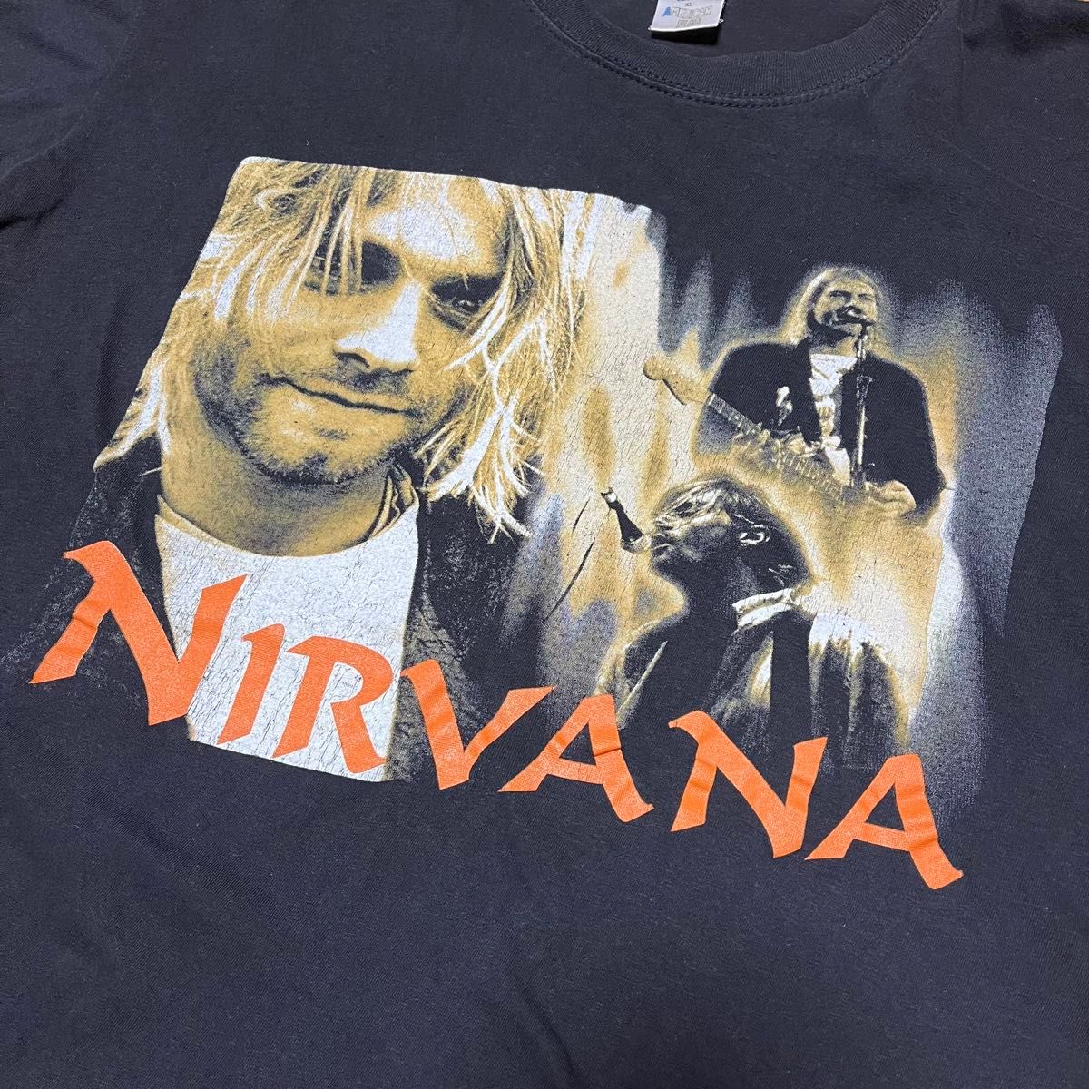 NIRVANA カートコバーン 90s ブラック Tシャツ ユーロブート