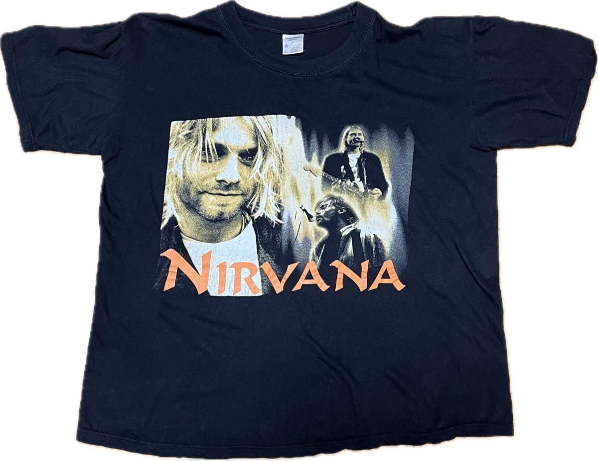 NIRVANA カートコバーン 90s ブラック Tシャツ ユーロブート