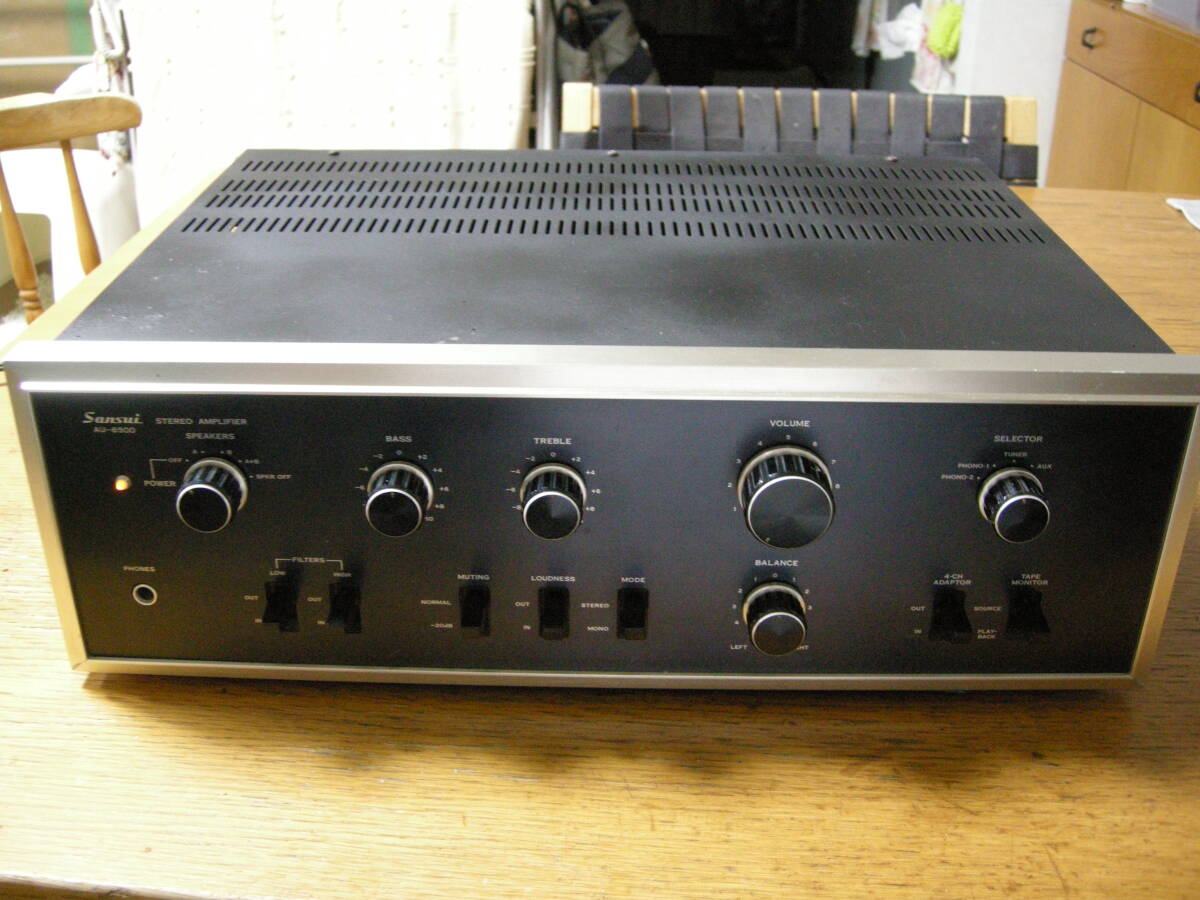 ジャンク サンスイ AU-6500 プリメインアンプ 山水 K2180449 Sansui