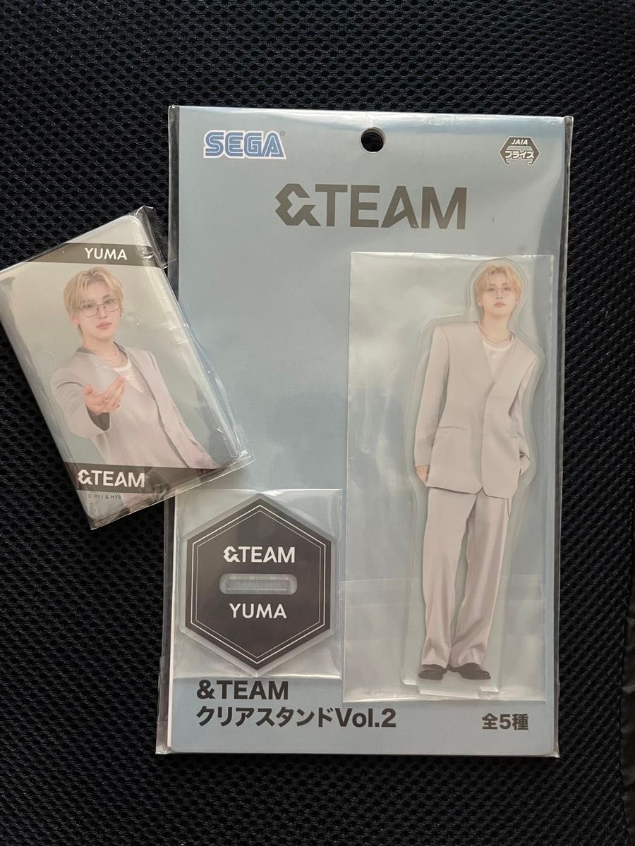 &TEAM YUMA アクスタ&缶バッジ2点セット エンティーム ゆうま アクリル
