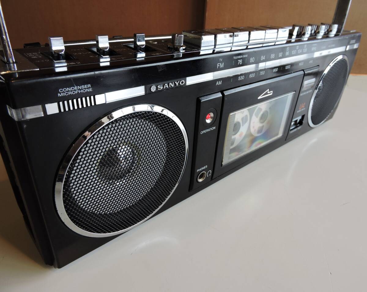 Yahoo!オークション - 80s SANYO 小型ラジカセ MR-U4 整備済み 名機 初