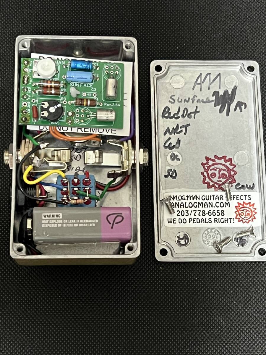 Yahoo!オークション - AnalogMan Sunface NKT Red Dot LG / fuzz face/