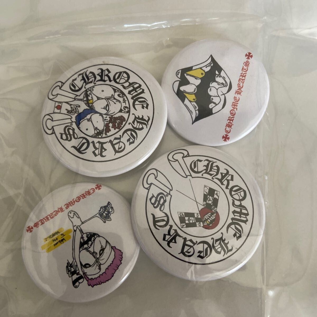 クロムハーツ matty boy 缶バッジ 4個セット マッティボーイ