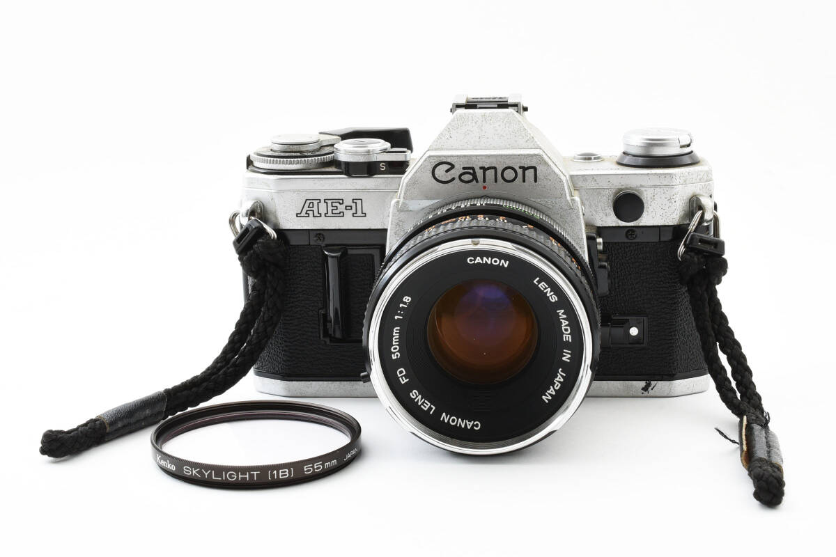 訳あり Canon New F-1 AE + New FD 50mm f1.8 訳あり Canon New F-1 AE